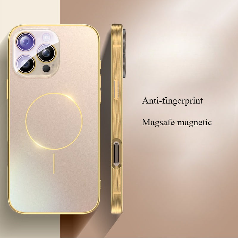 Magsafe Magnetic Electroplated Frosted Case for iPhone