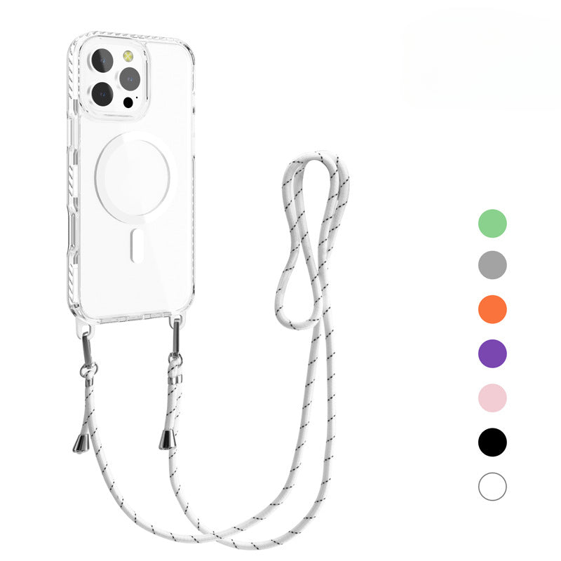 Magsafe Magnetic Crossbody Lanyard Case For iPhone