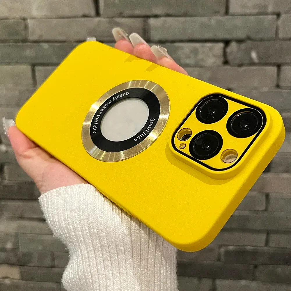 Magsafe Magnetic Solid Color Matte Hard  Case For iPhone