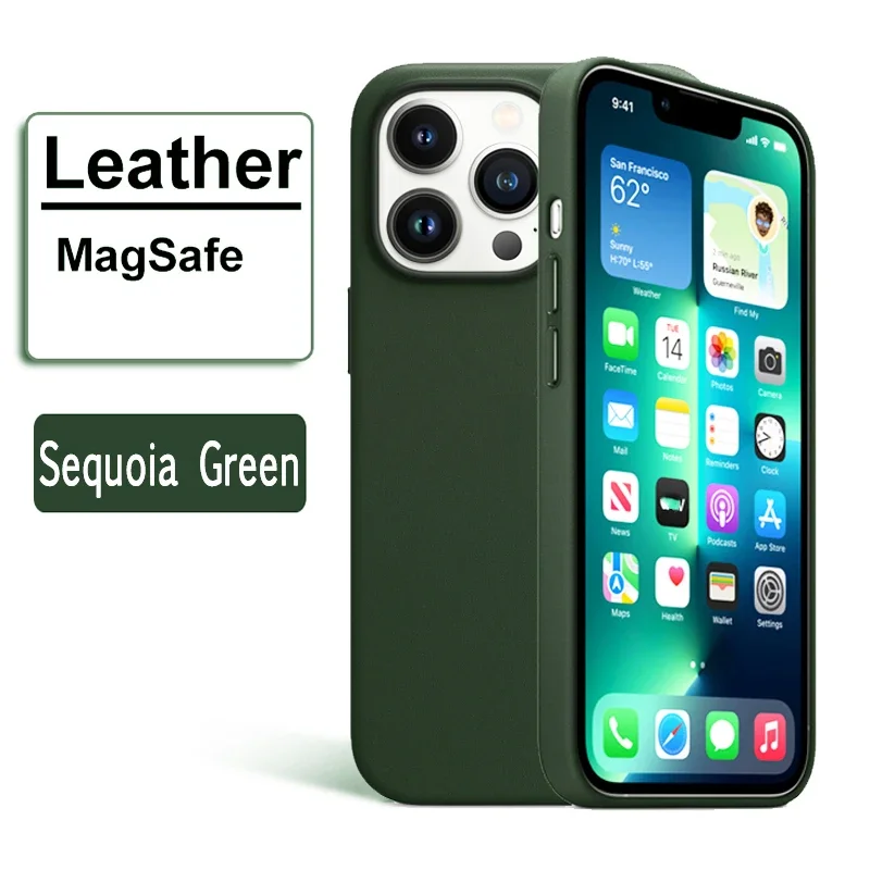 Official MagSafe Leather Case for iPhone