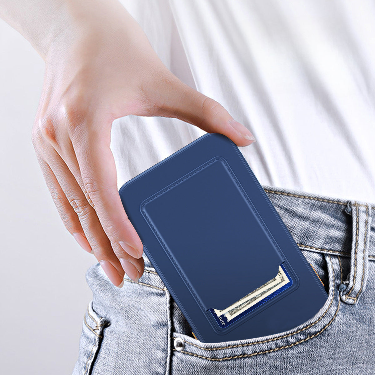 Card Slot Silicone Case For Samsung