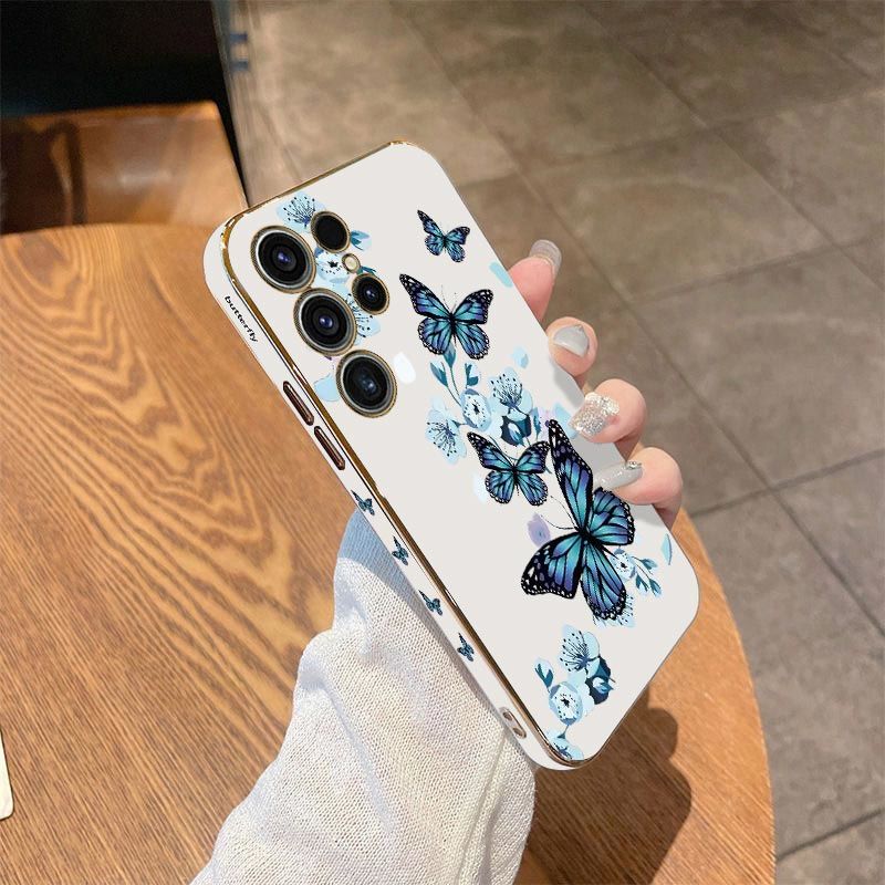 Aurora Butterfly Plating Case For Samsung
