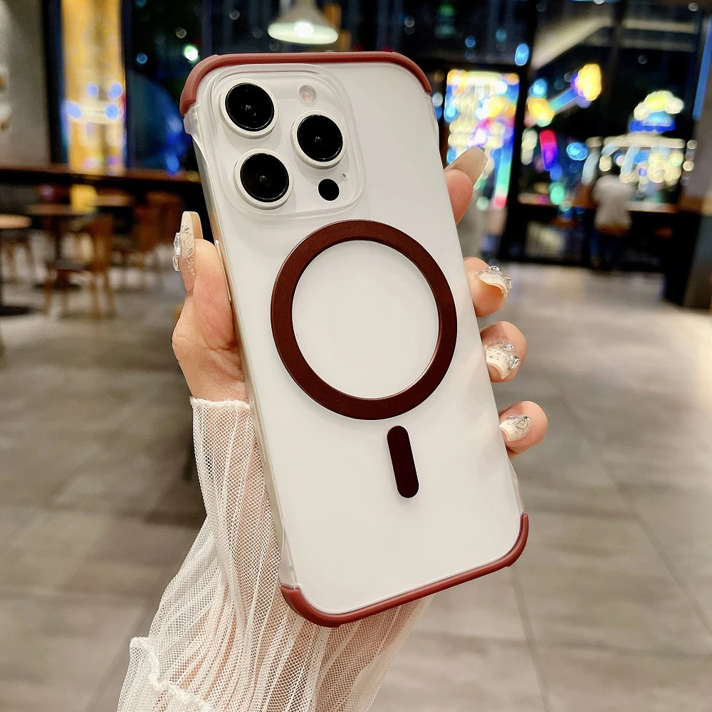 Magsafe Magnetic Borderless Matte Case for iPhone