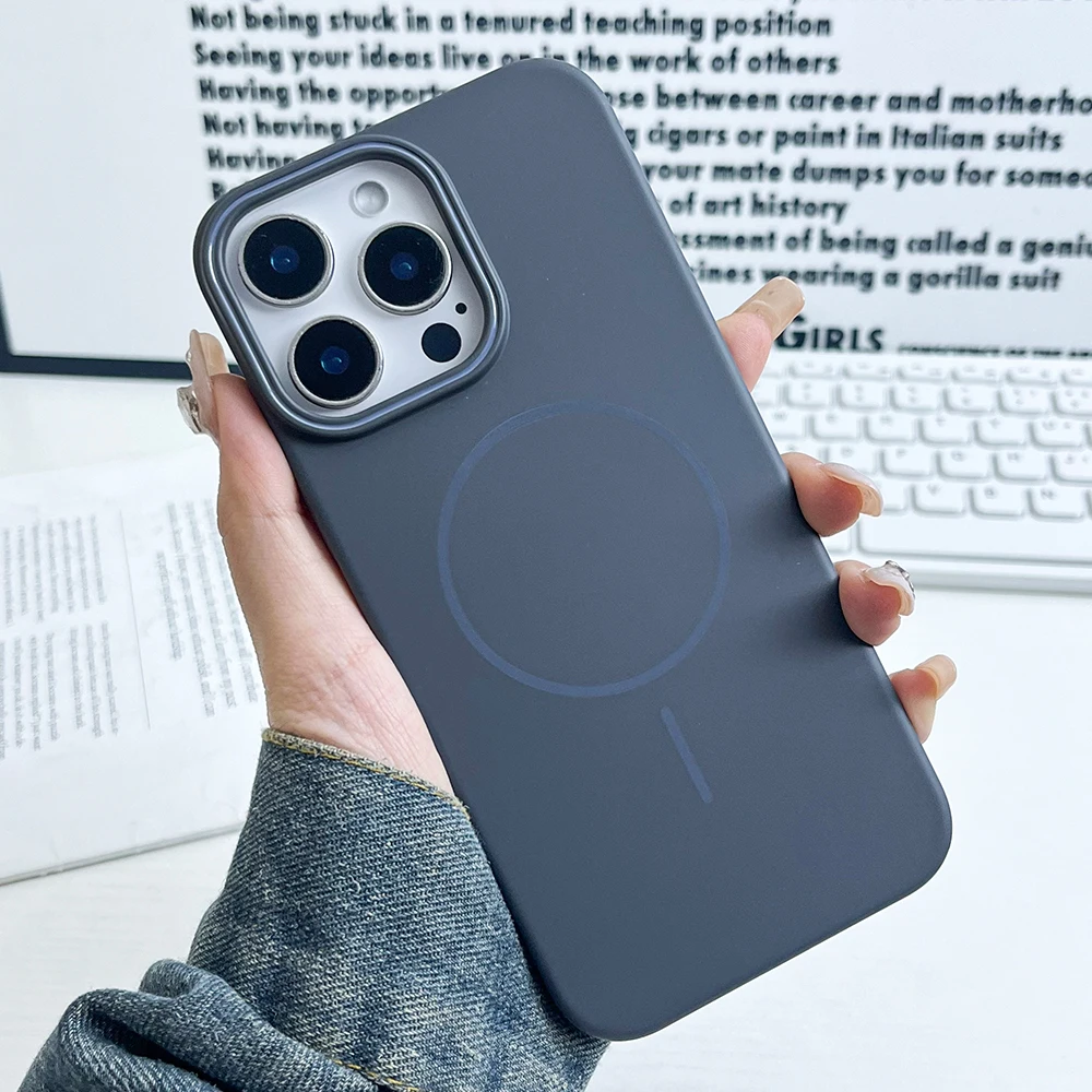 Ultra-thin matte Magsafe Magnetic charging   hard case for iPhone