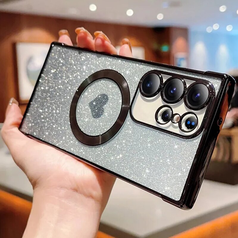 Gradient Glitter Soft Case For Samsung