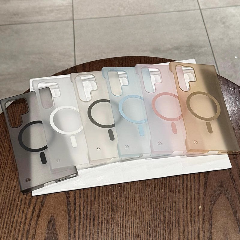Ice Mist Ultra-thin Borderless Magnetic Case for Samsung