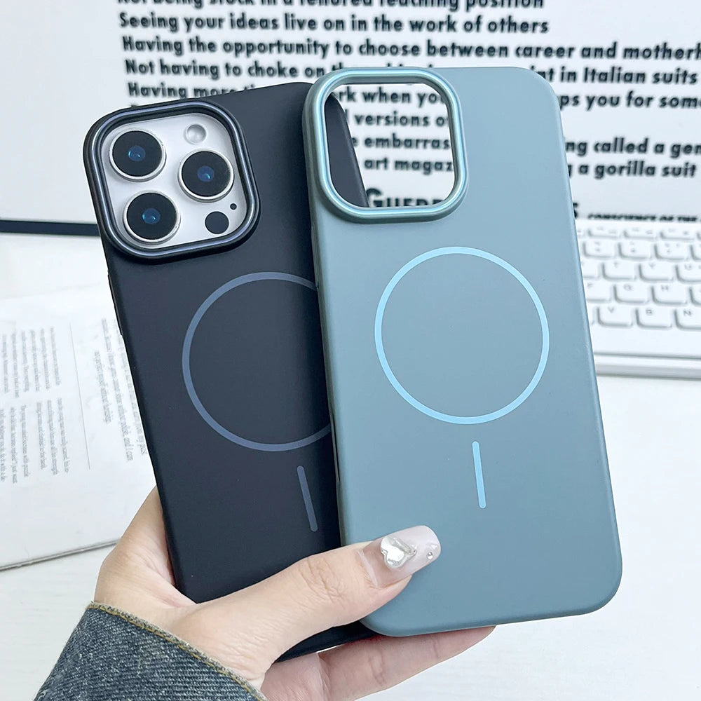 Ultra-thin matte Magsafe Magnetic charging   hard case for iPhone