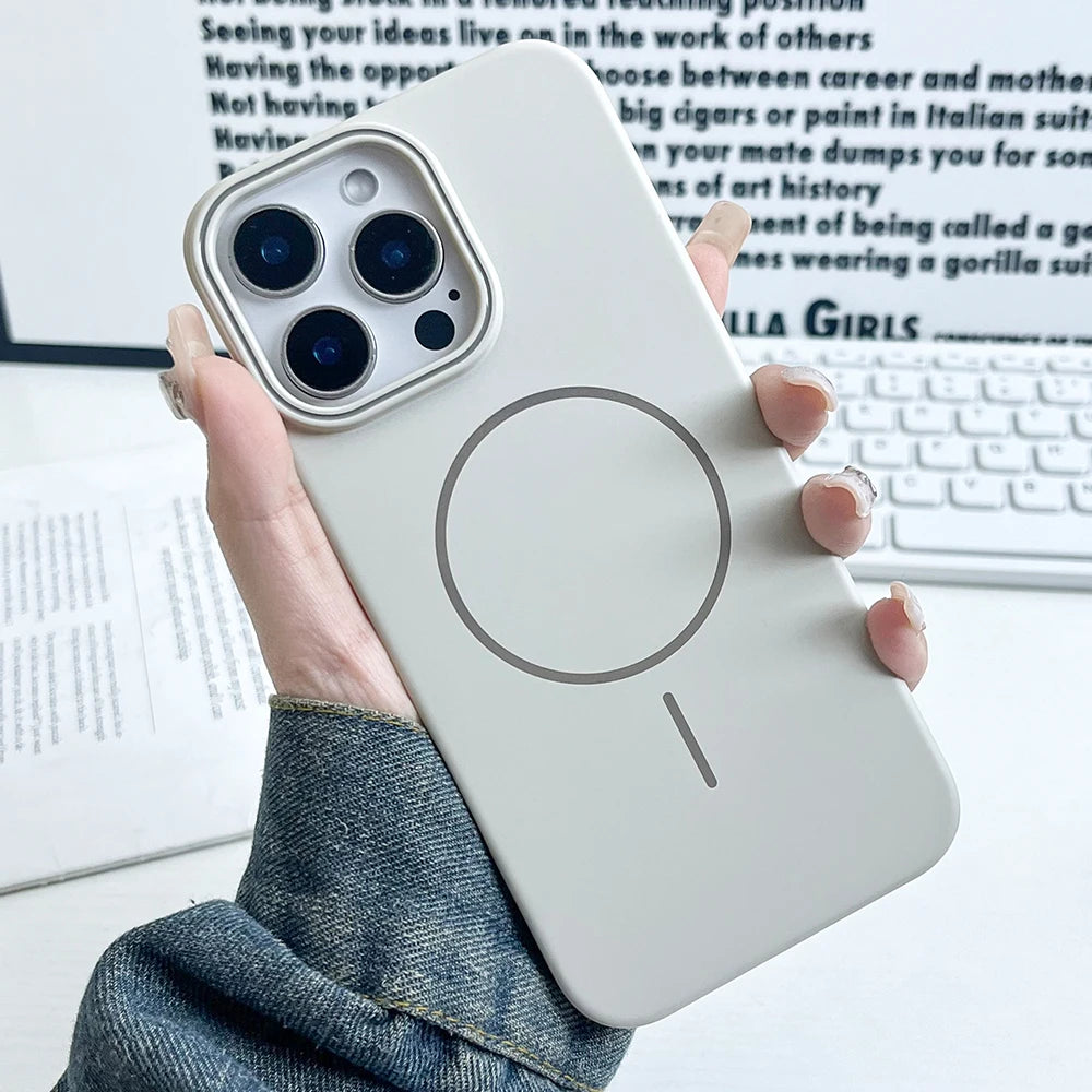 Ultra-thin matte Magsafe Magnetic charging   hard case for iPhone