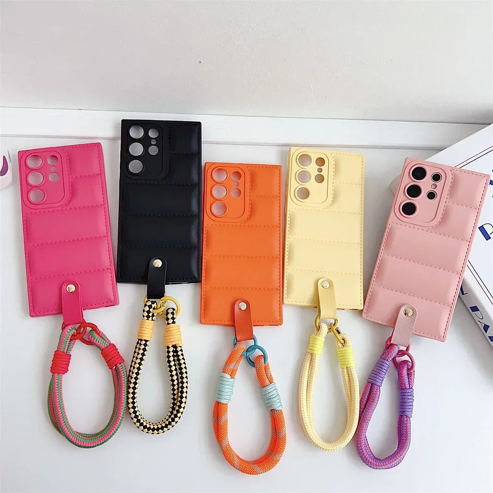 Fashion Jacket Lanyard Case for Samsung