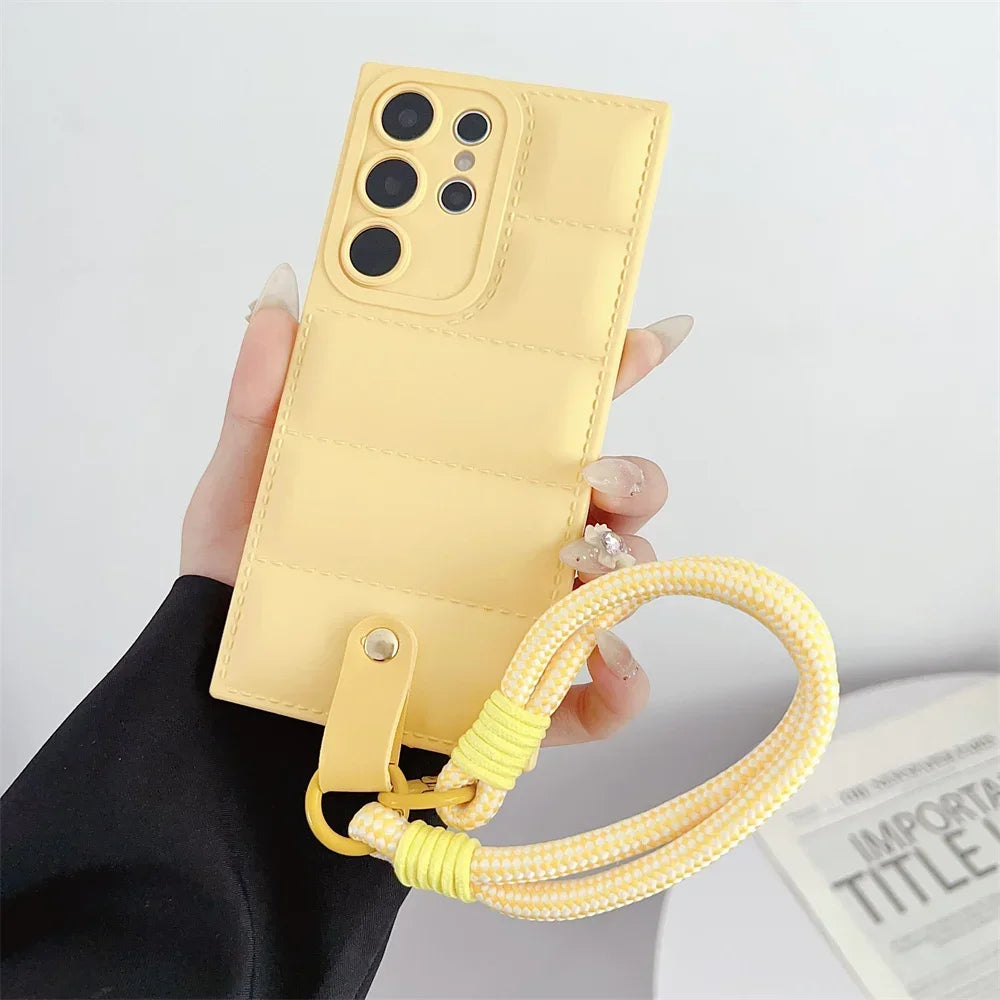 Fashion Jacket Lanyard Case for Samsung