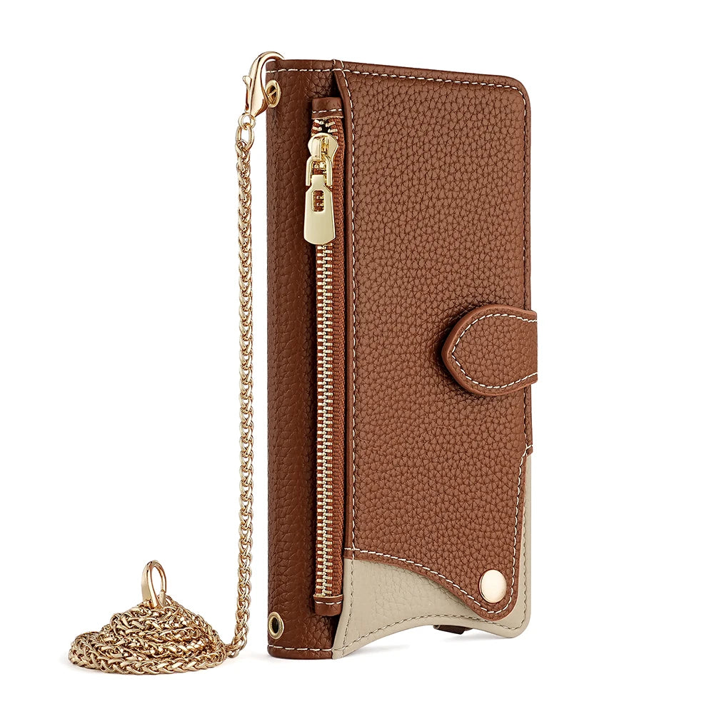 Crossbody Flip Wallet Fishtail Case For Samsung