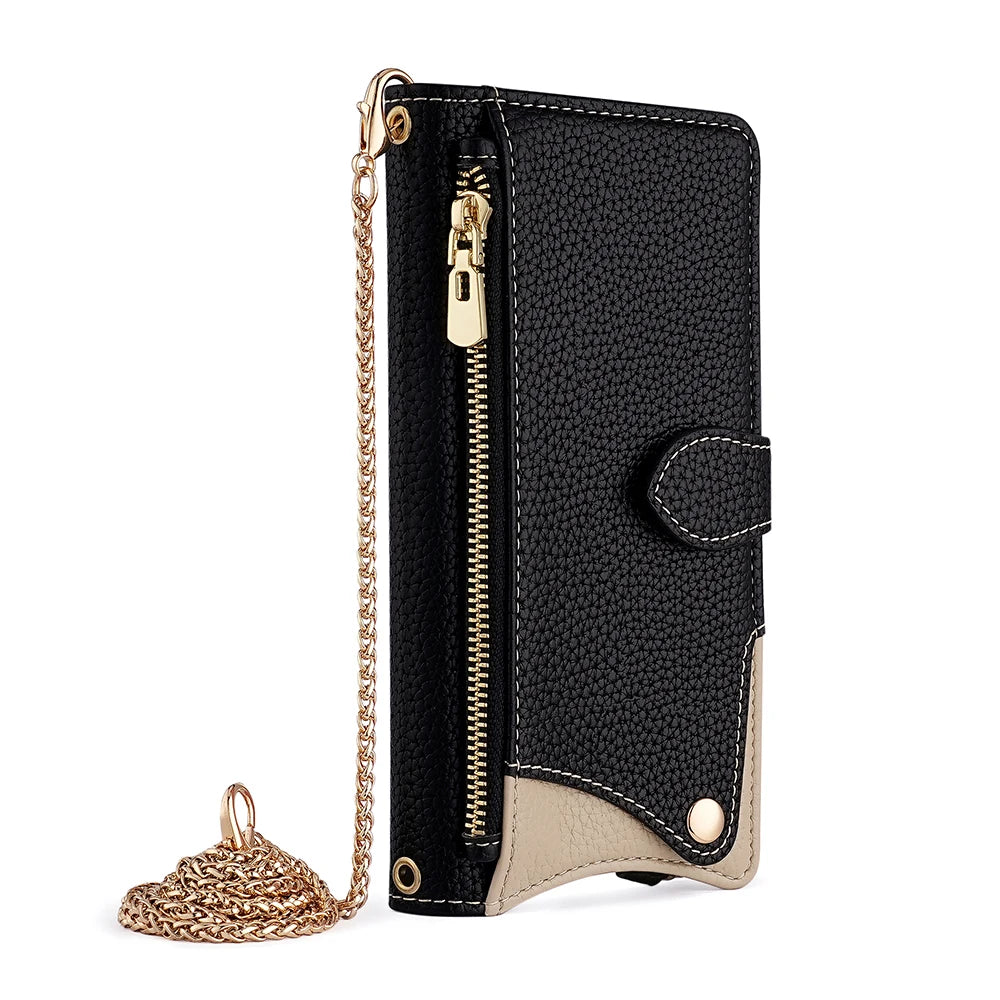 Crossbody Flip Wallet Fishtail Case For Samsung