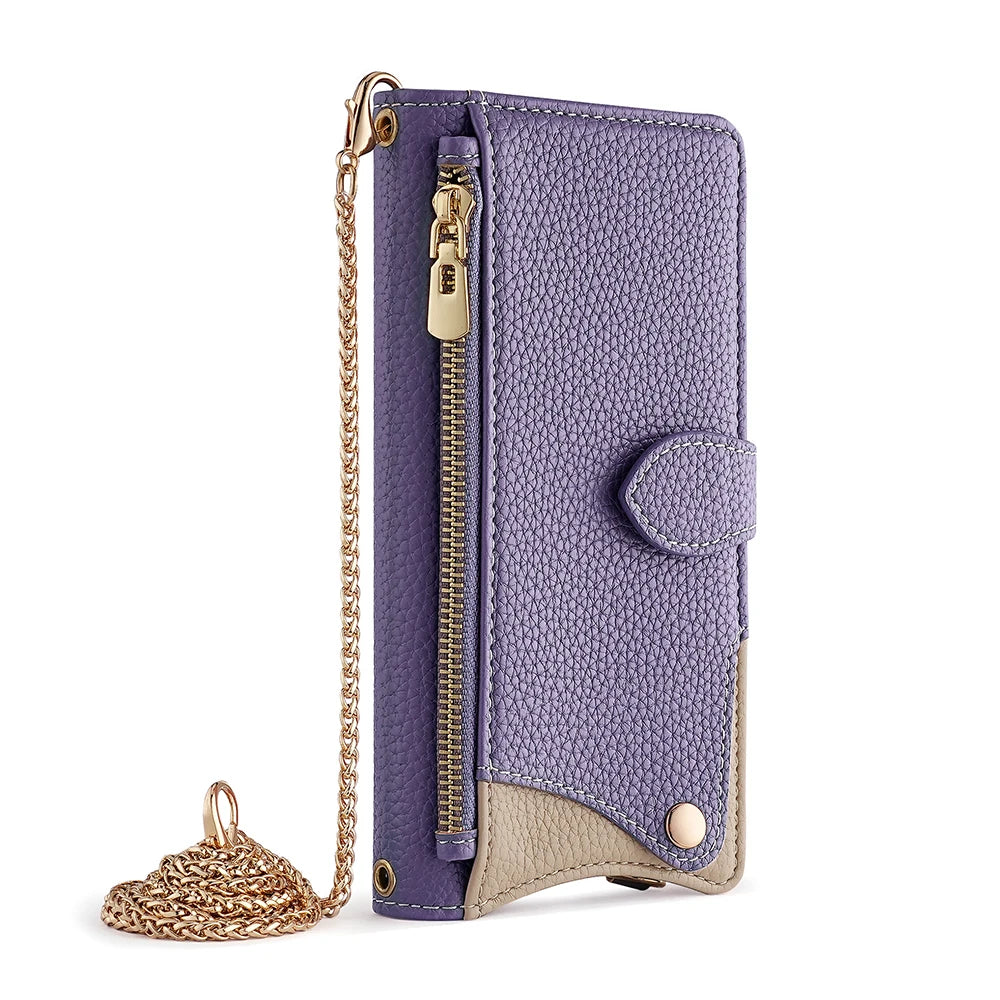 Crossbody Flip Wallet Fishtail Case For Samsung