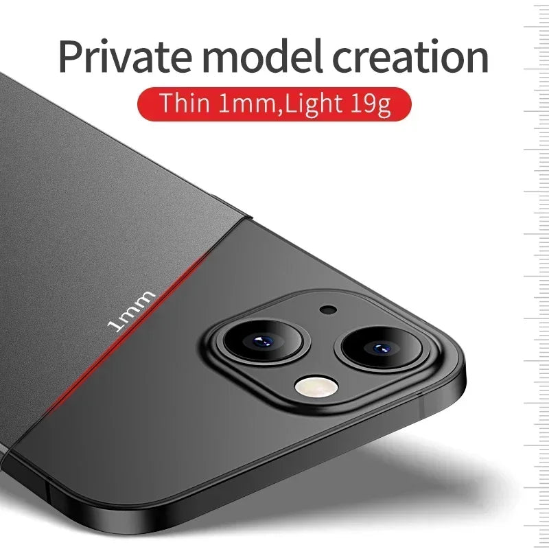 Ultra Slim Shockproof Matte Hard Case For iPhone
