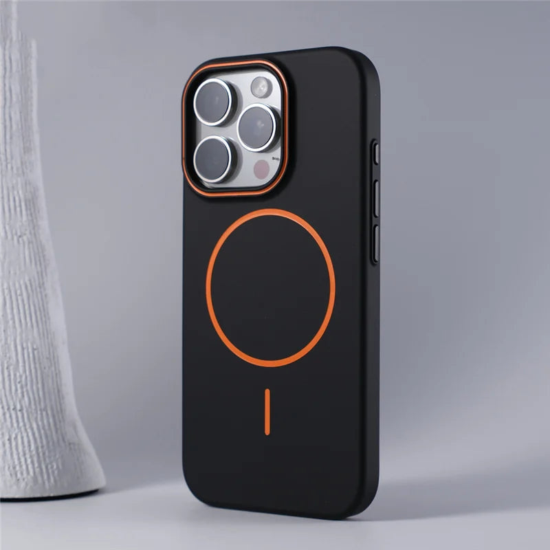 Frosted Ultrathin Magnetic Wireless Charge Magsafe Hard Case For iPhone