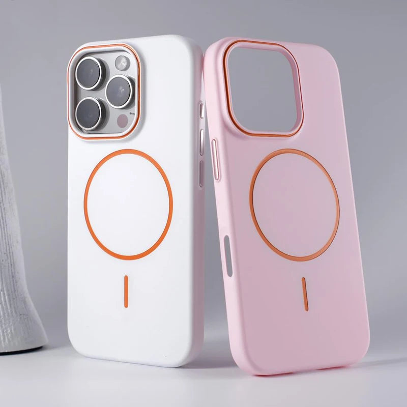 Frosted Ultrathin Magnetic Wireless Charge Magsafe Hard Case For iPhone