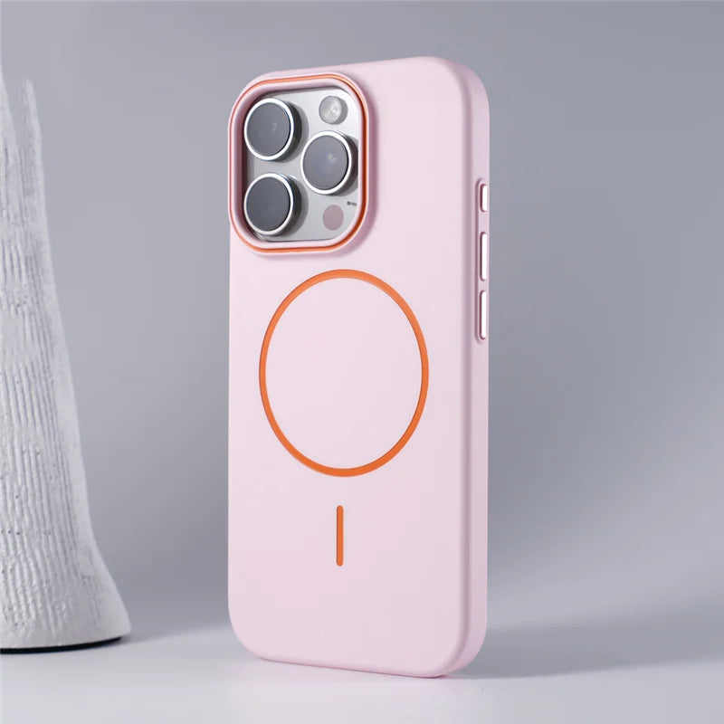 Frosted Ultrathin Magnetic Wireless Charge Magsafe Hard Case For iPhone
