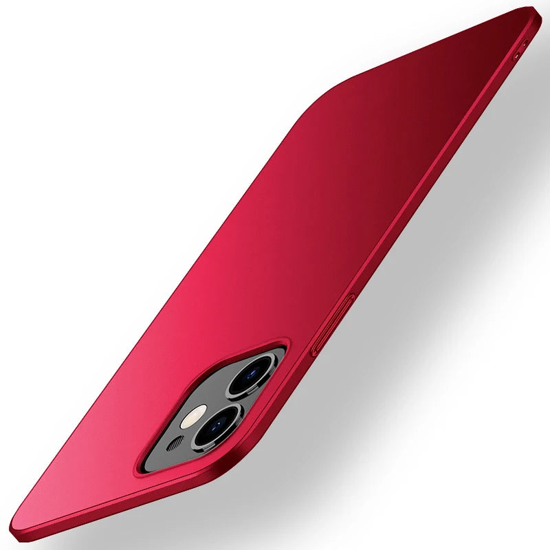 Ultra Slim Shockproof Matte Hard Case For iPhone
