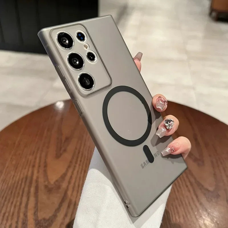 Magsafe Magnetic Matte Slim Hard Case for Samsung