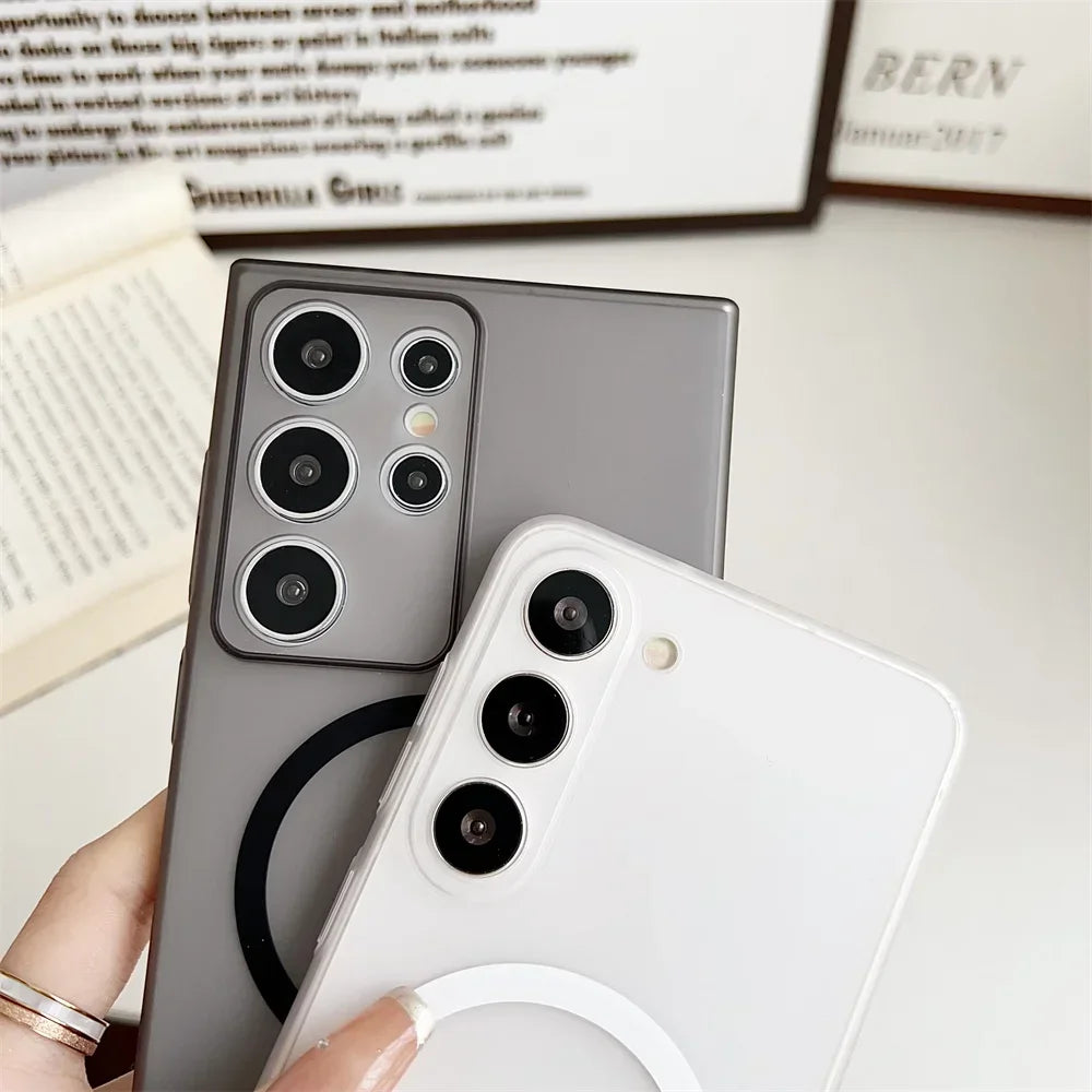 Magsafe Magnetic Matte Slim Hard Case for Samsung