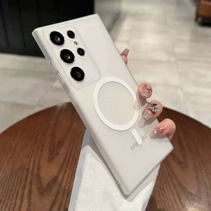 Magsafe Magnetic Matte Slim Hard Case for Samsung