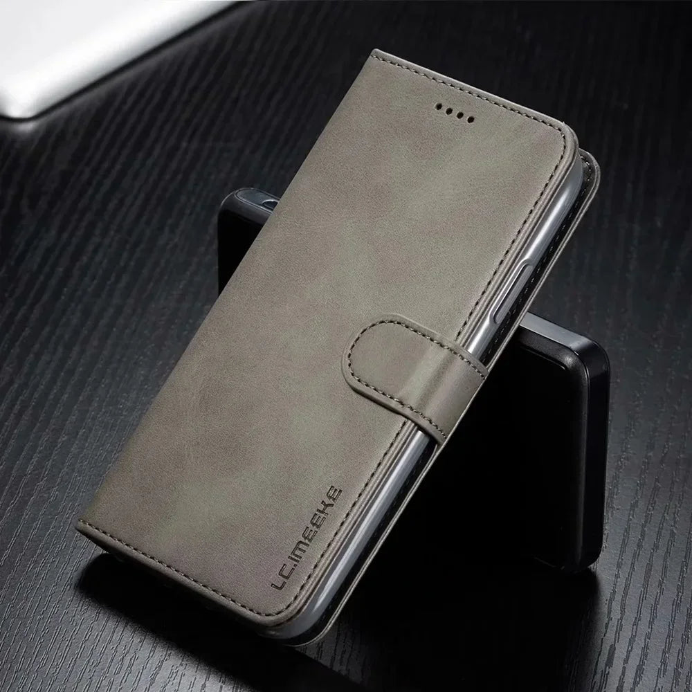 Luxury Flip Cover Card Slot Leather Wallet Case for iPhone