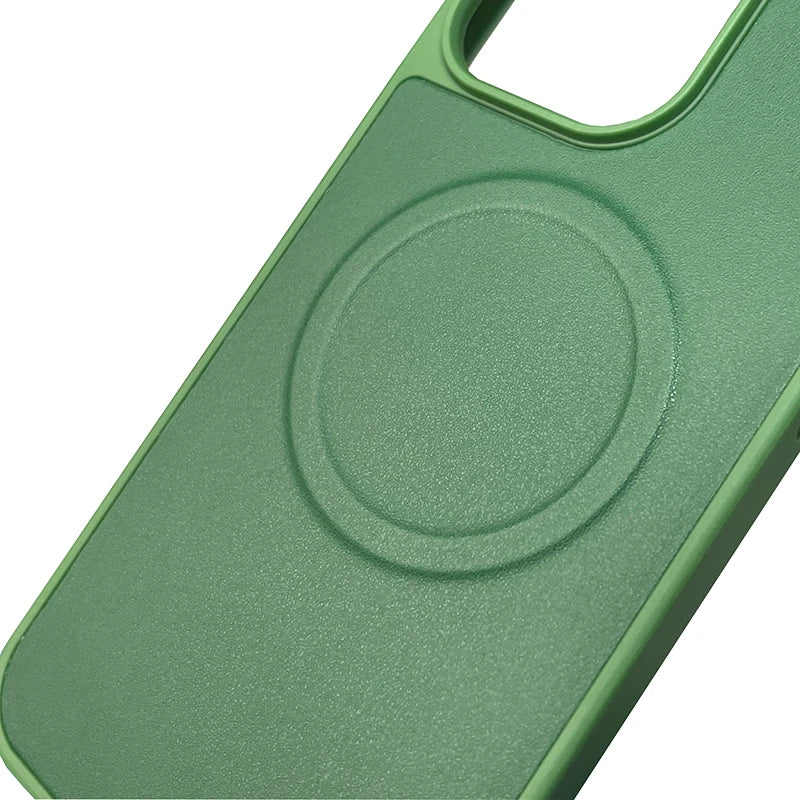 Liquid Silicone  Magsafe Wireless Charge case For iPhone