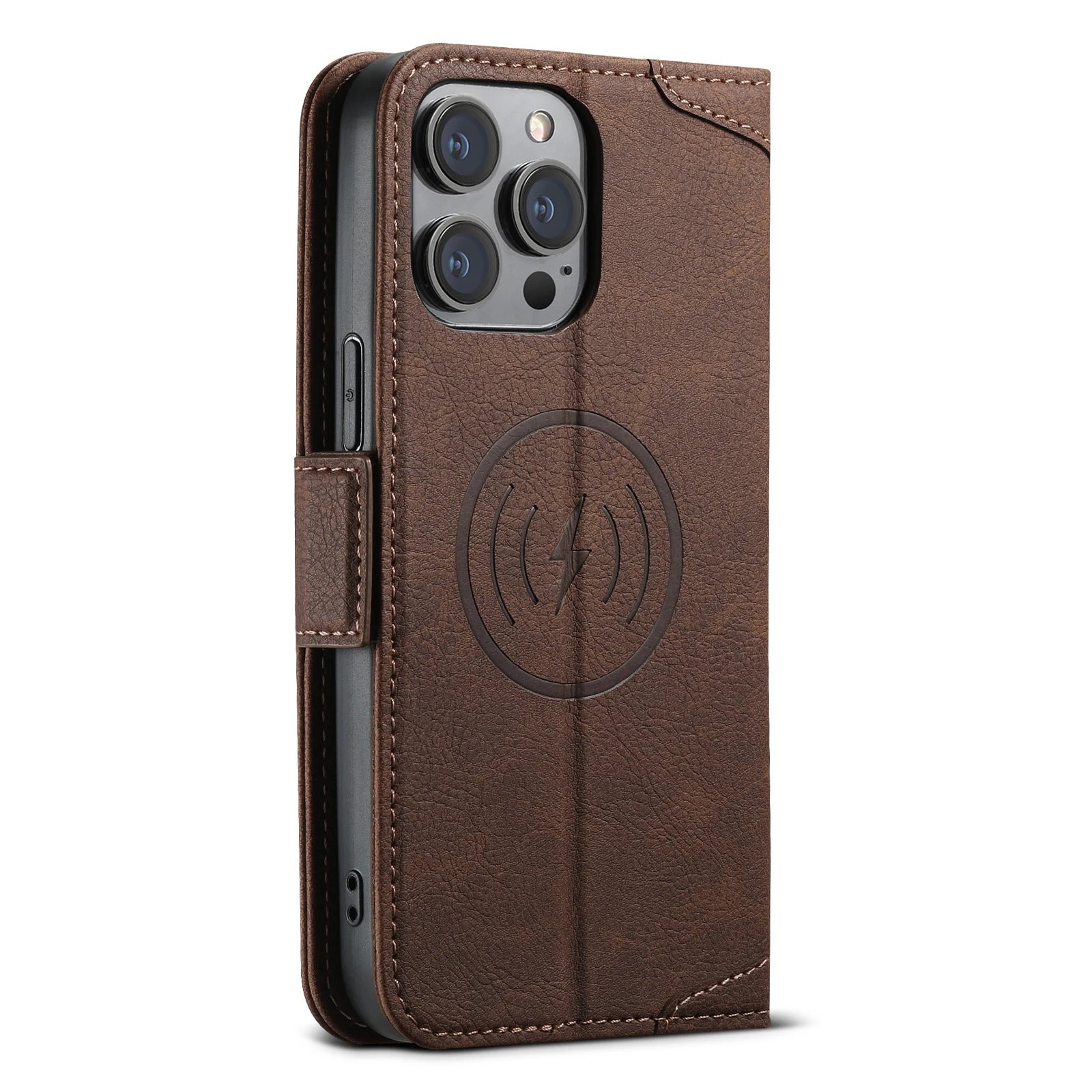 Luxury Business Flip Wallet Leather  Phone Case For iPhone