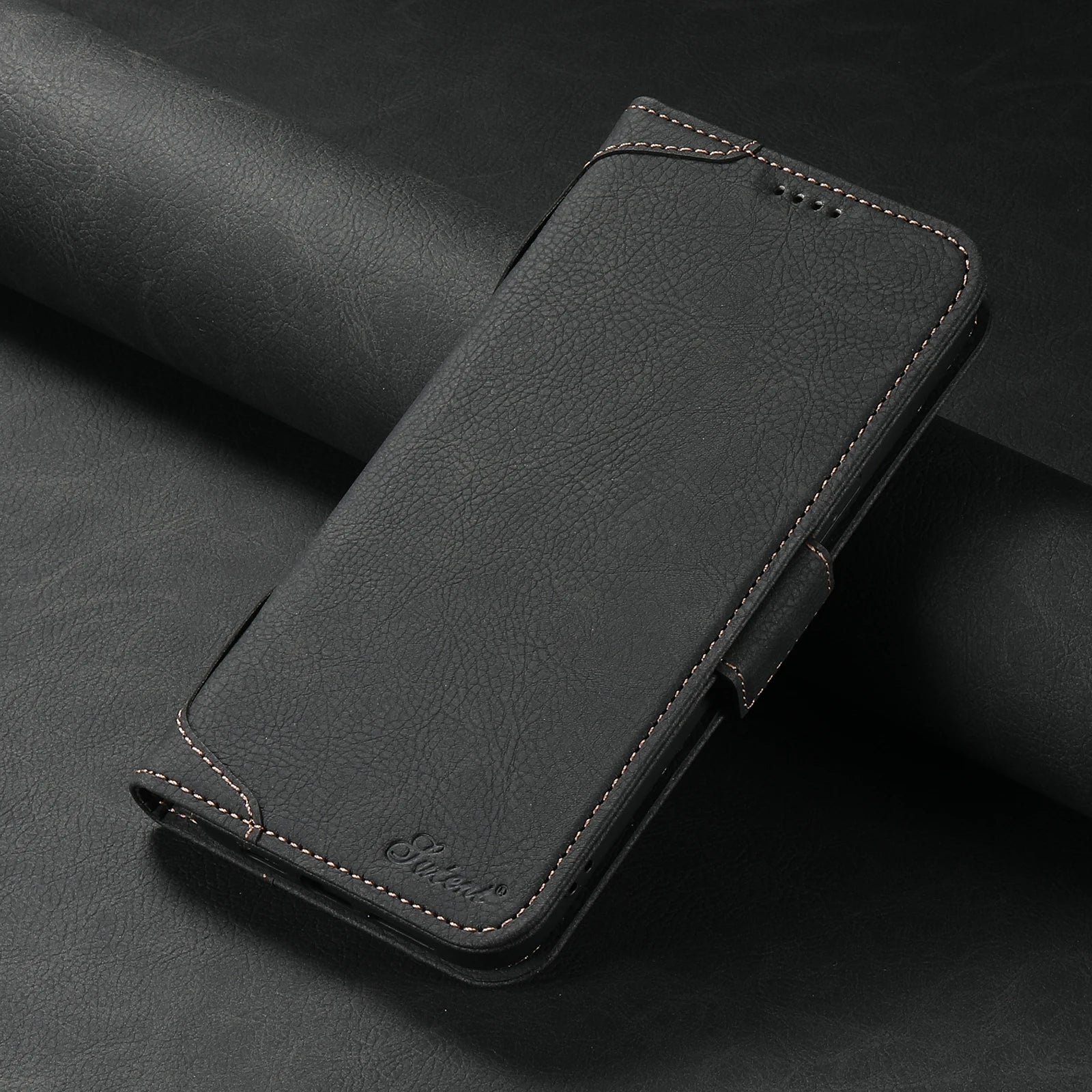Luxury Business Flip Wallet Leather  Phone Case For iPhone