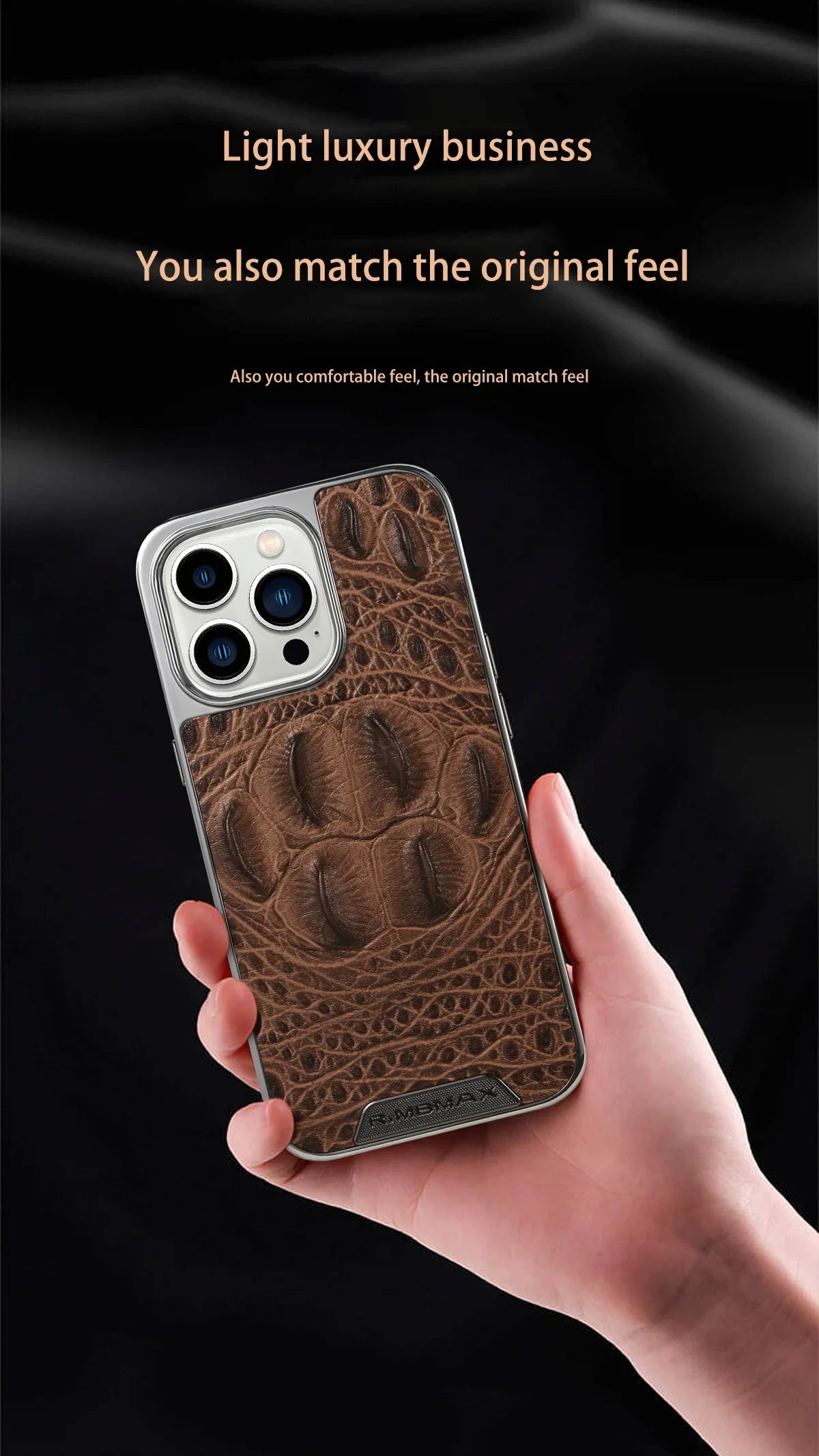 Luxury  Genuine Leather Case For iPhone