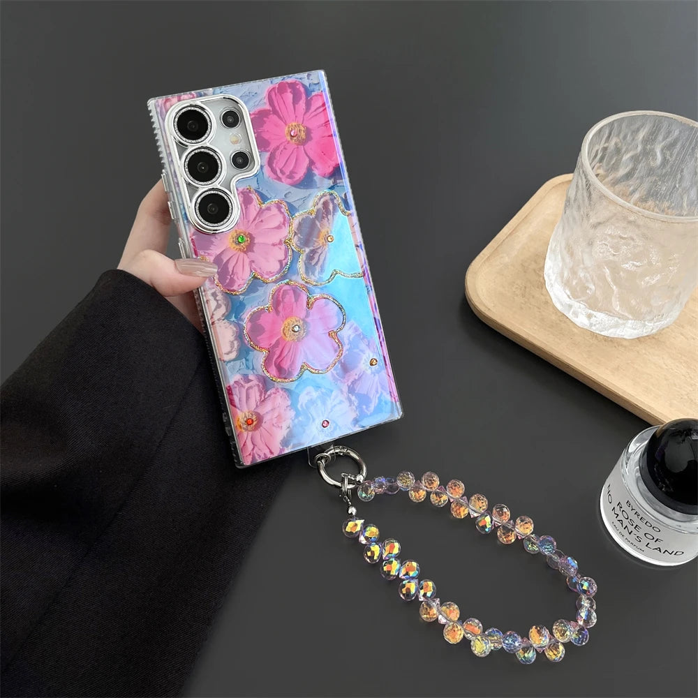 Flower Pattern Colorful Case For Samsung
