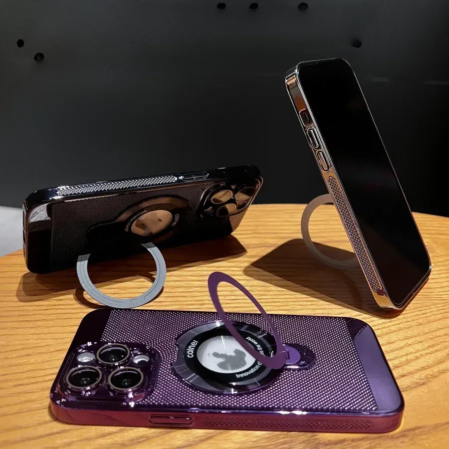 Magsafe Magnetic Stand Cooling Heat Dissipation Case for iPhone