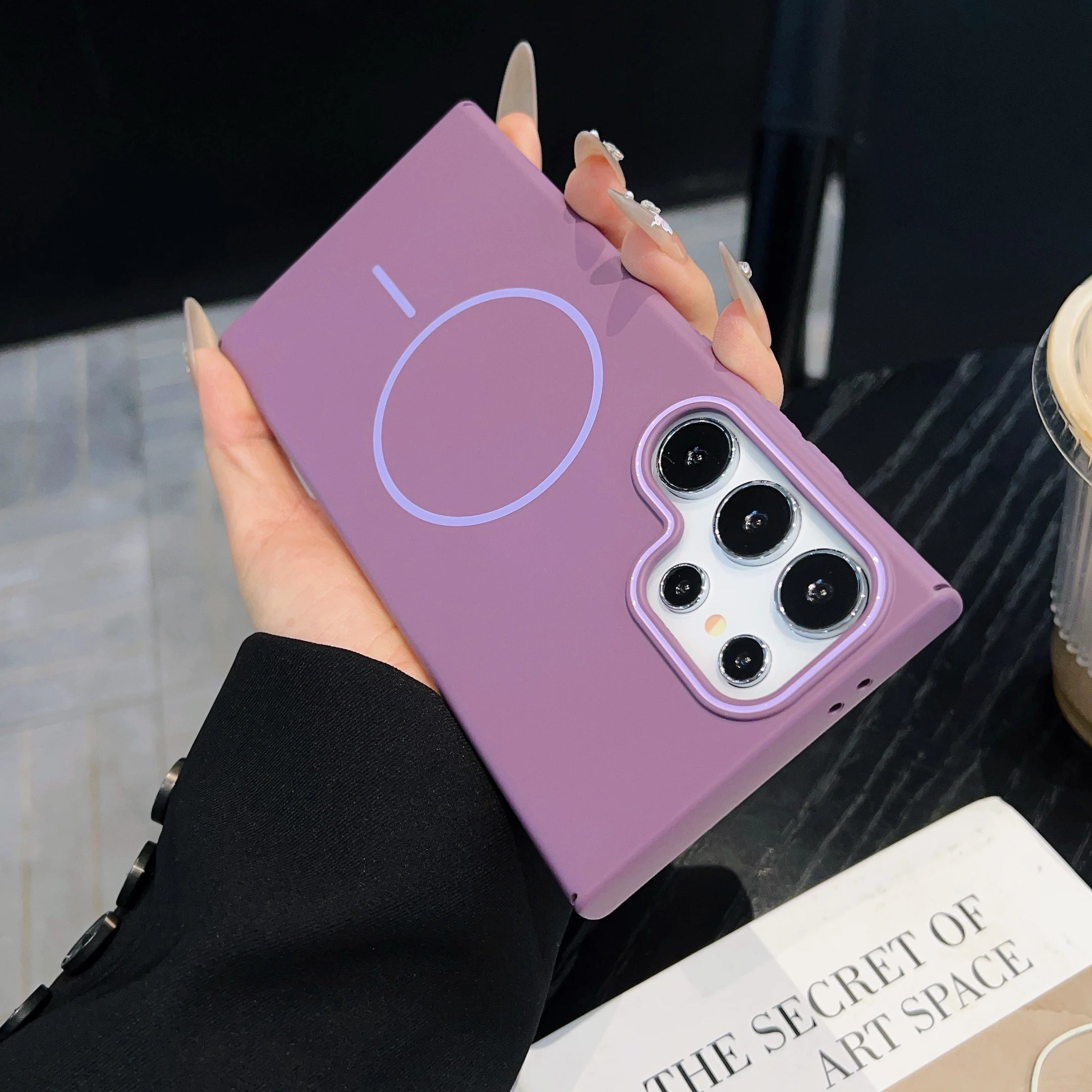 Magsafe Magnetic Slim Matte Hard Case For Samsung