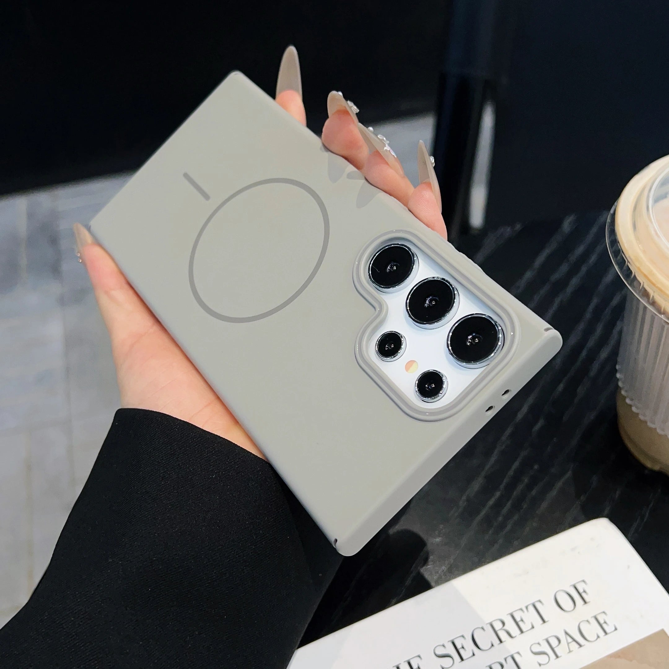 Magsafe Magnetic Slim Matte Hard Case For Samsung