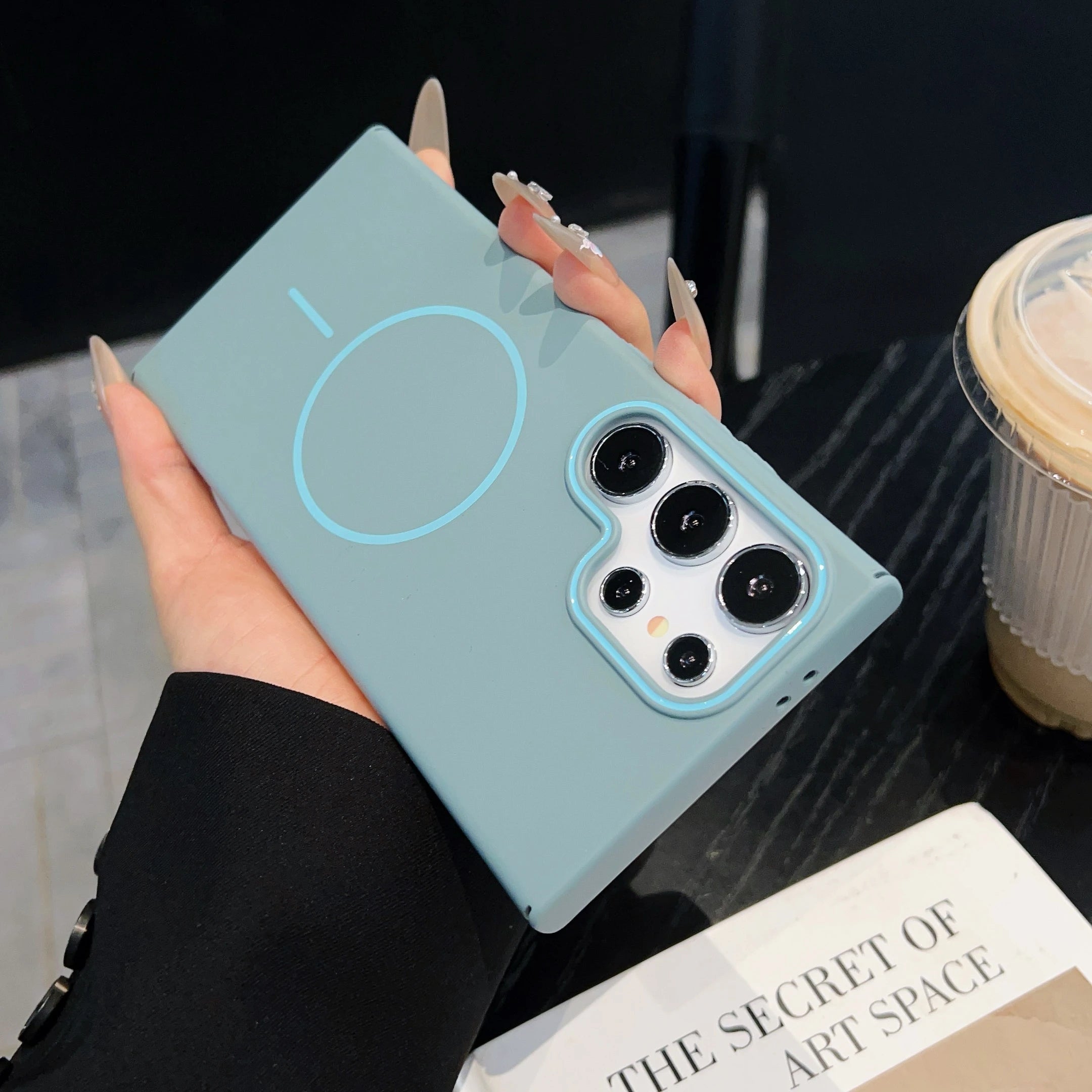 Magsafe Magnetic Slim Matte Hard Case For Samsung