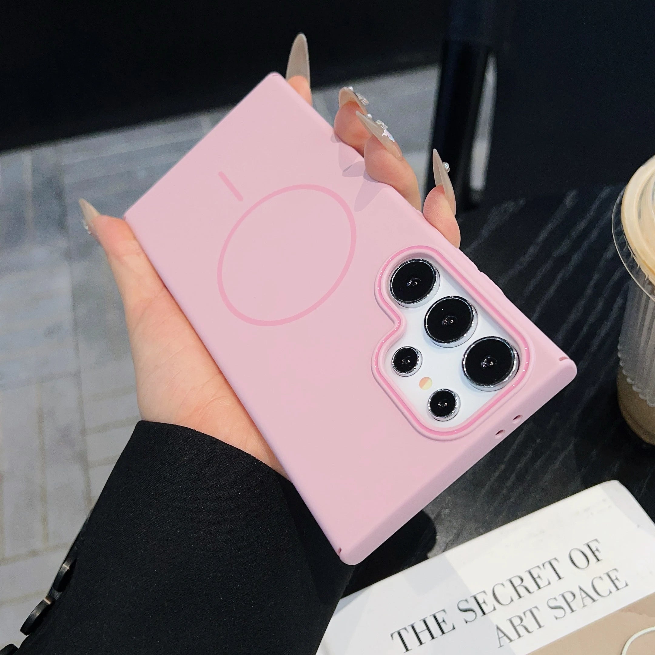 Magsafe Magnetic Slim Matte Hard Case For Samsung