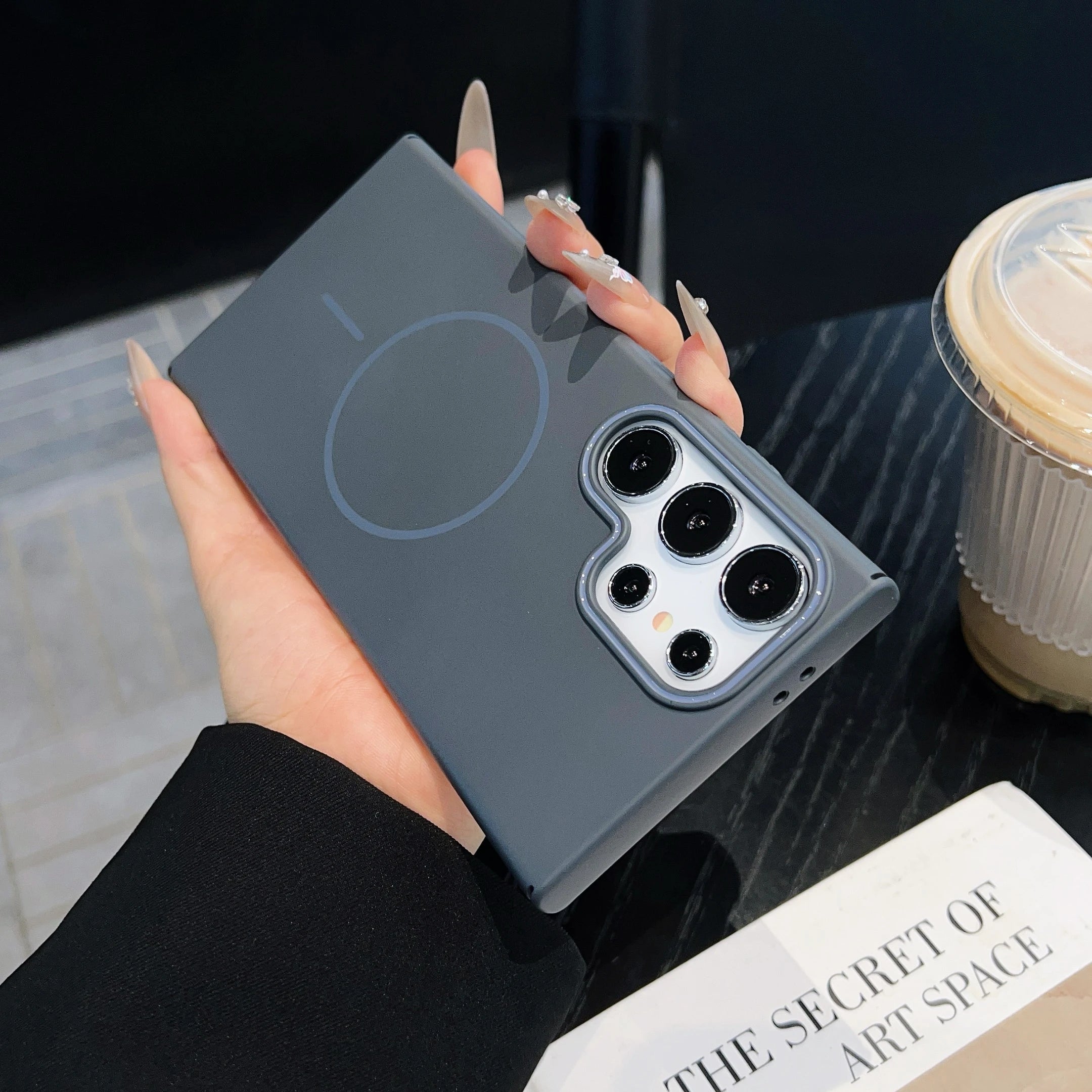 Magsafe Magnetic Slim Matte Hard Case For Samsung