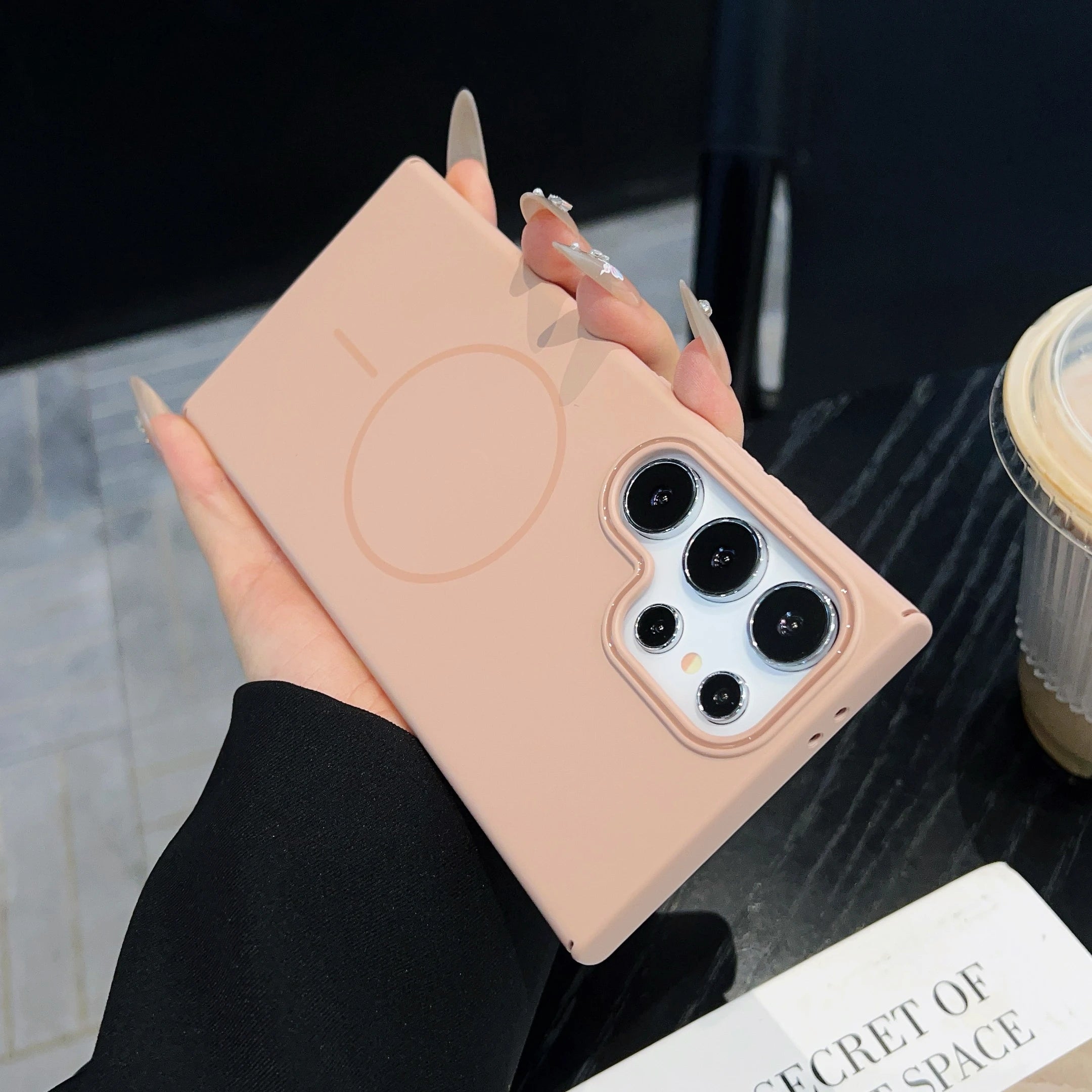 Magsafe Magnetic Slim Matte Hard Case For Samsung