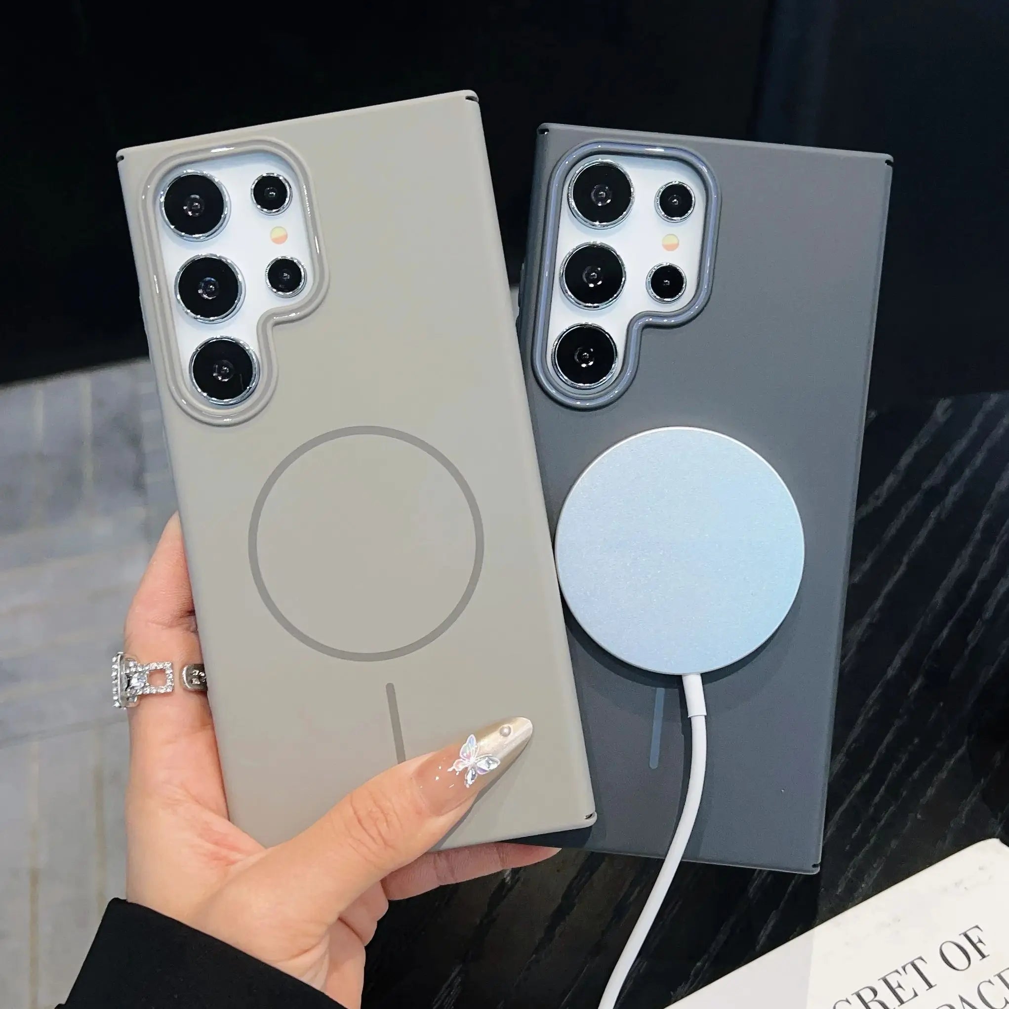 Magsafe Magnetic Slim Matte Hard Case For Samsung