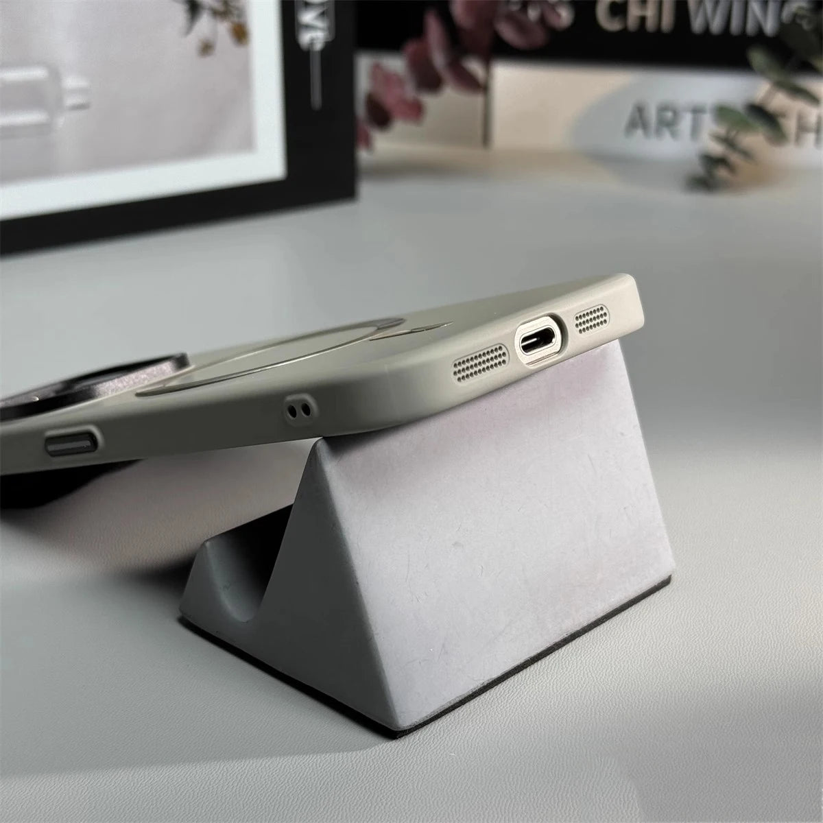 Luxury Matte Magsafe Magnetic Wireless Charge Case For iPhone