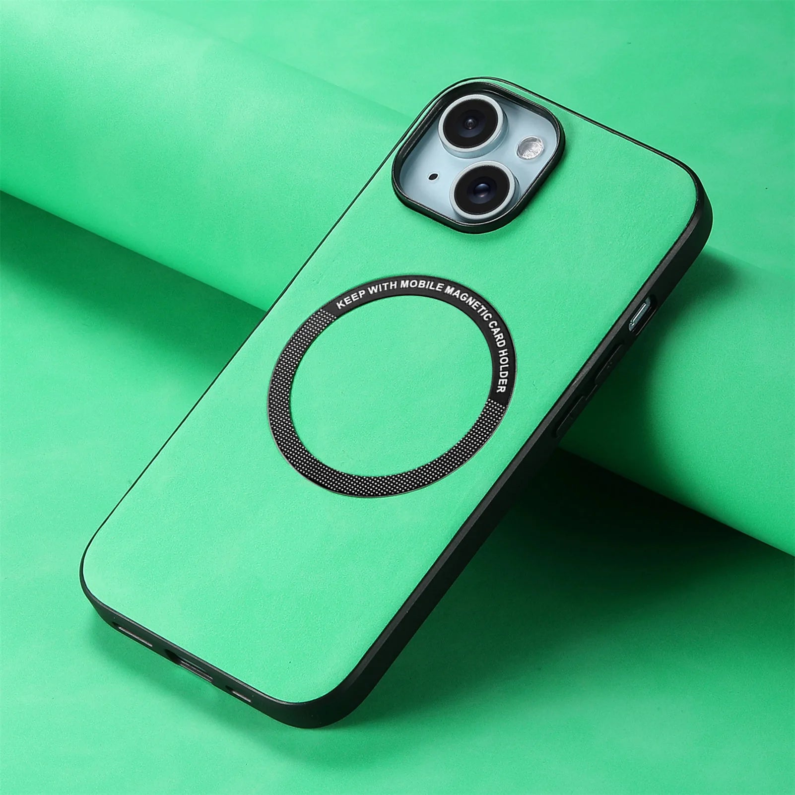 Magsafe Magnetic Luxury Suede Leather Case For iPhone