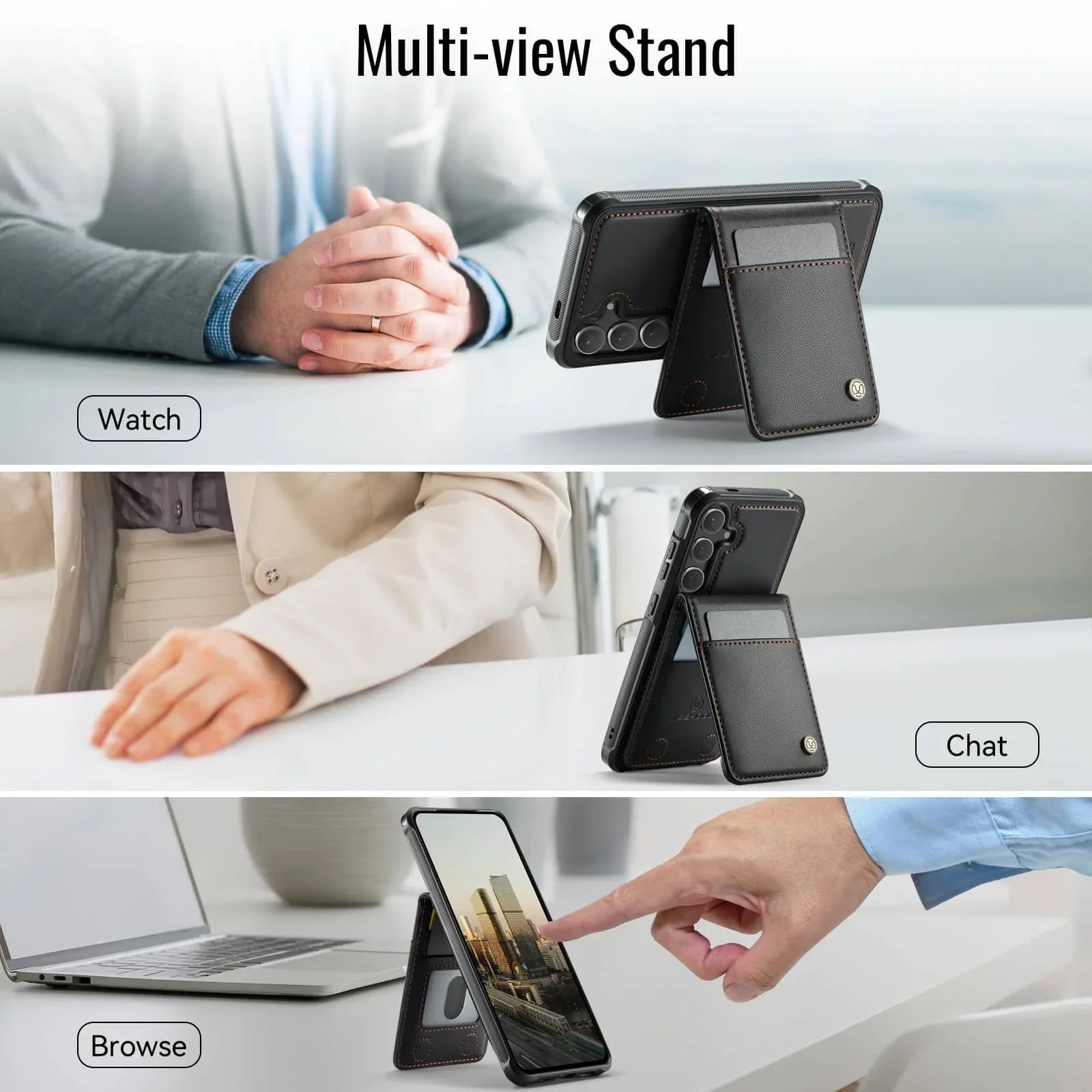 Magsafe Magnetic 2 in 1 Detachable Wallet Case For Samsung