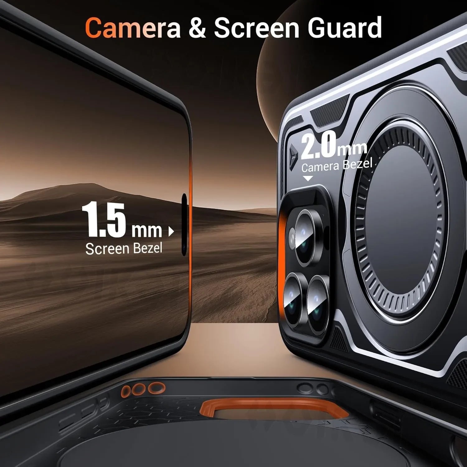 MagSafe  Magnetic Upgrade Rotatable Stand Case For  iPhone