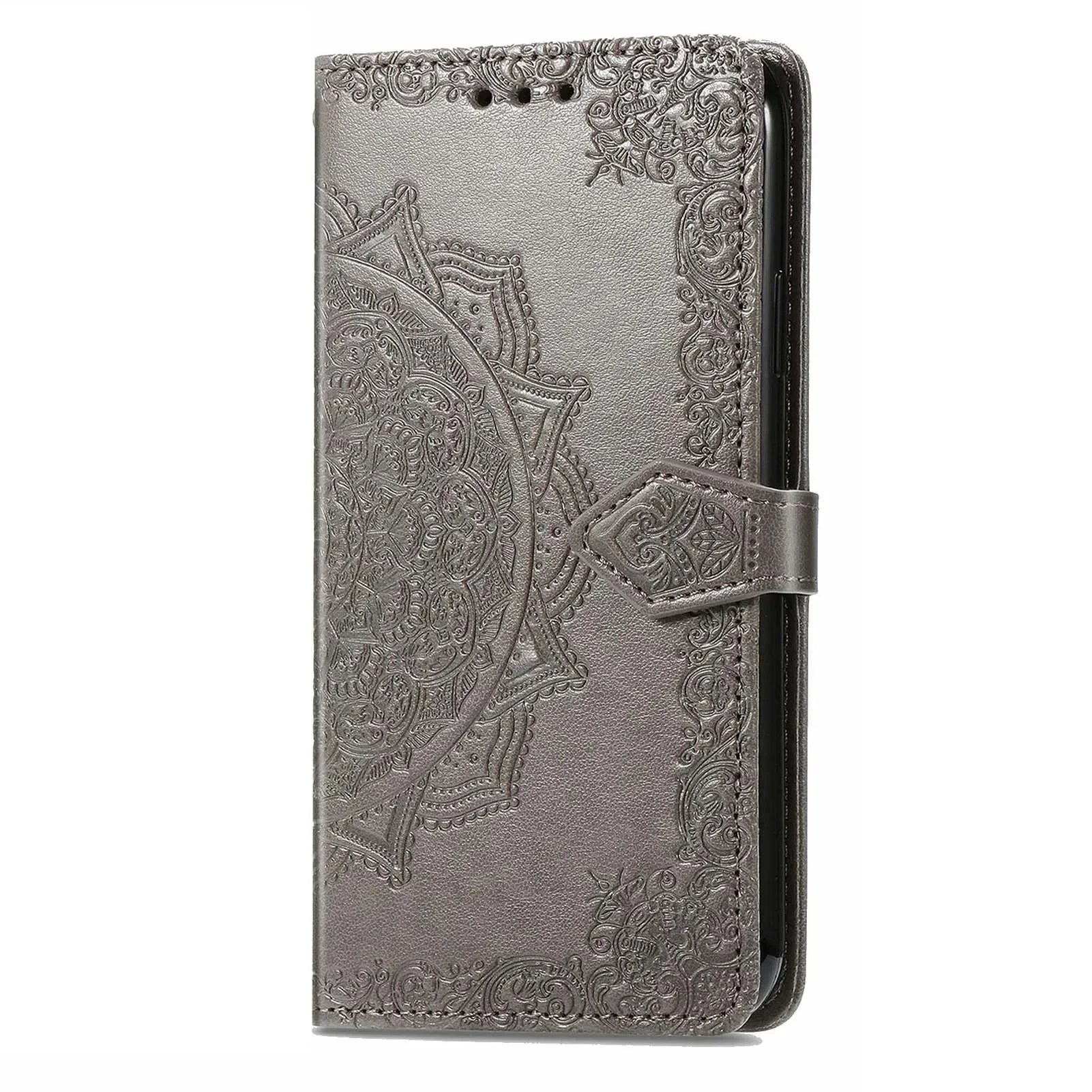 Mandala Flip Case For iPhone 16 Pro Max 15 Pro 14 Plus 13 12 Leather Wallet Back Cover