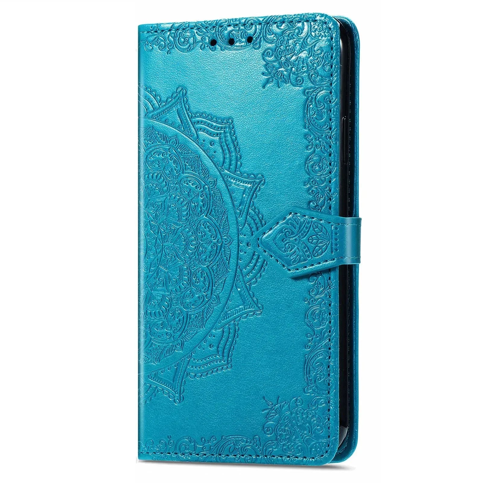 Mandala Flip Case For iPhone 16 Pro Max 15 Pro 14 Plus 13 12 Leather Wallet Back Cover