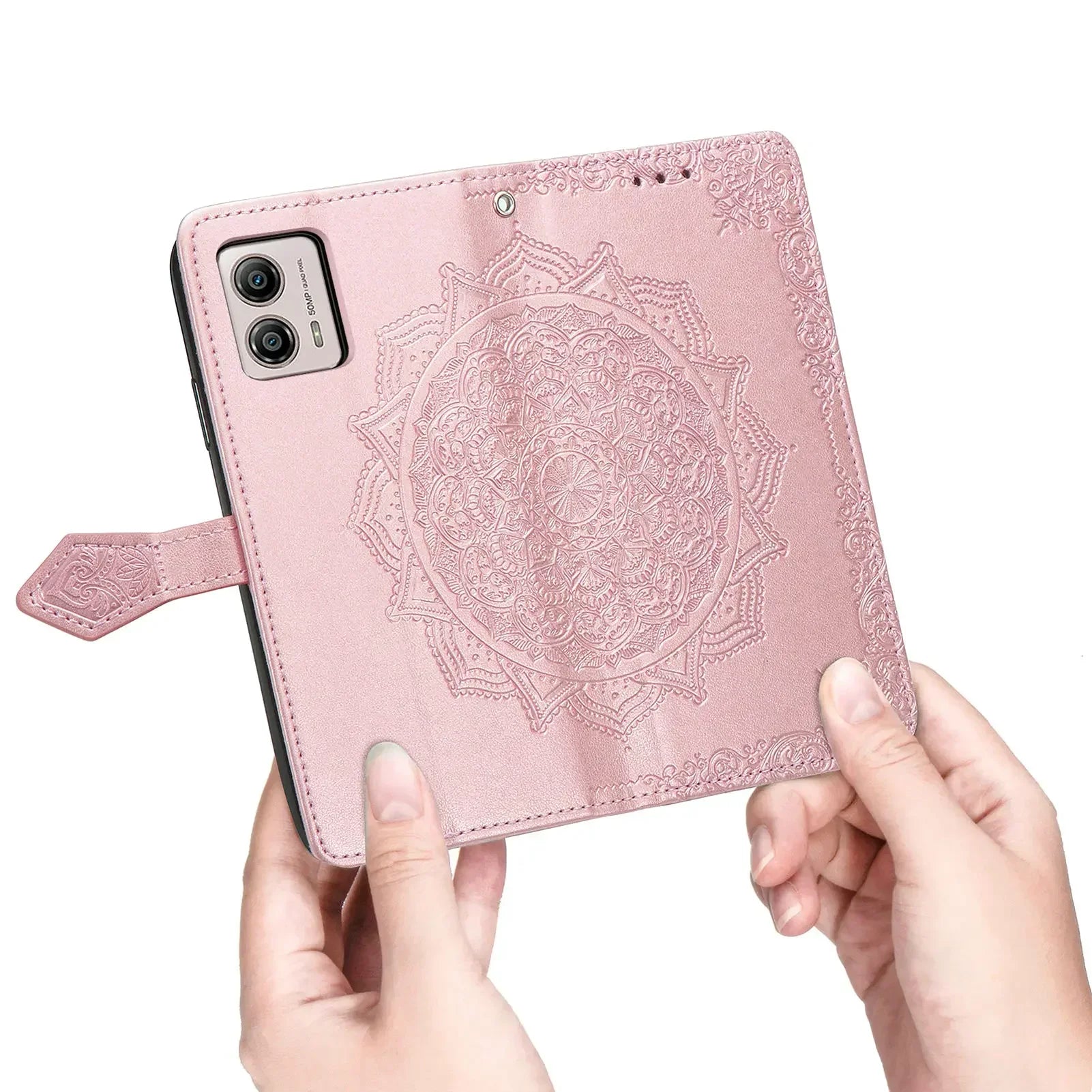 Mandala Flip Case For iPhone 16 Pro Max 15 Pro 14 Plus 13 12 Leather Wallet Back Cover