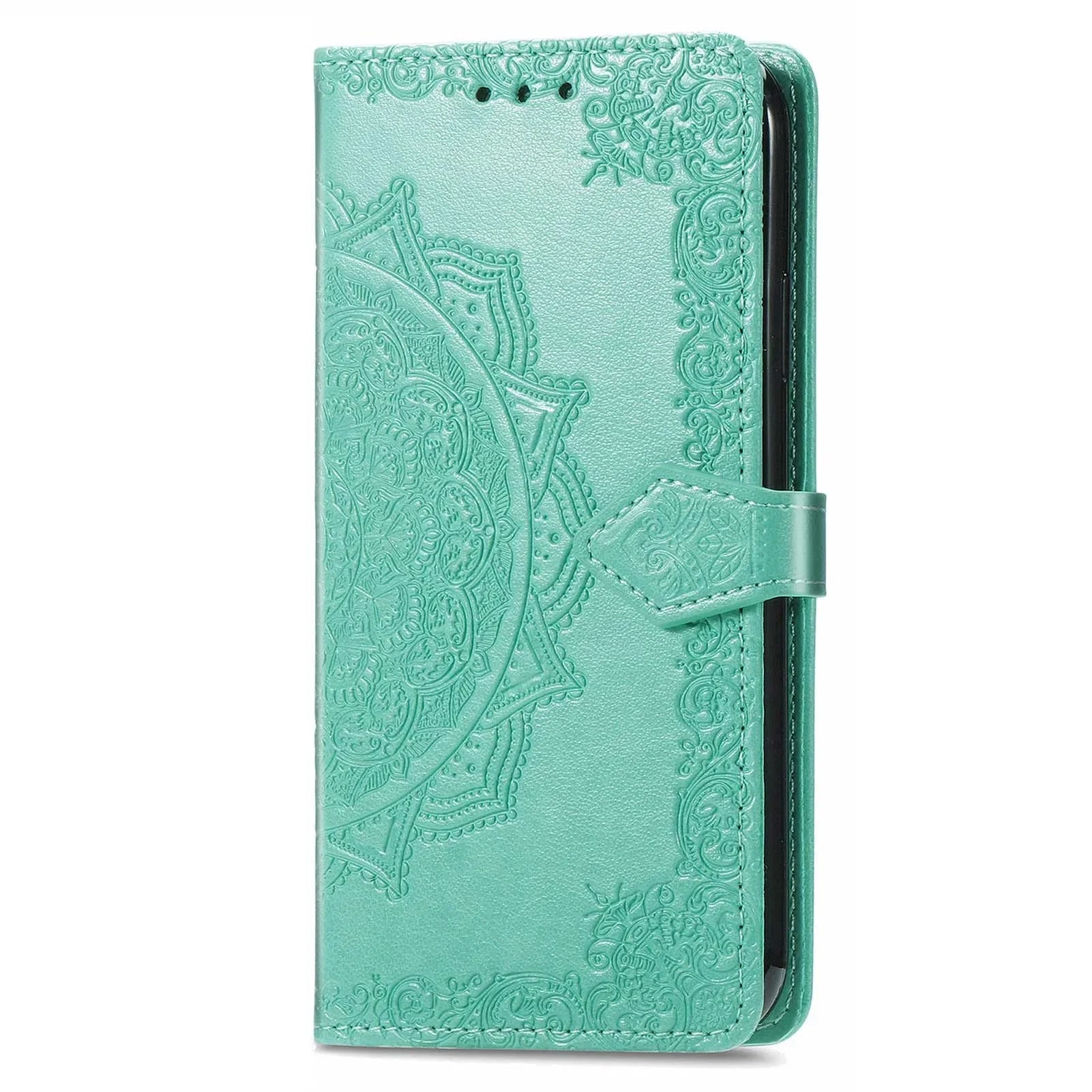 Mandala Flip Case For iPhone 16 Pro Max 15 Pro 14 Plus 13 12 Leather Wallet Back Cover