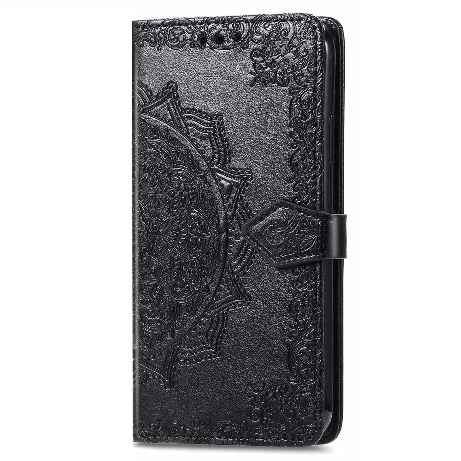 Mandala Flip Case For iPhone 16 Pro Max 15 Pro 14 Plus 13 12 Leather Wallet Back Cover