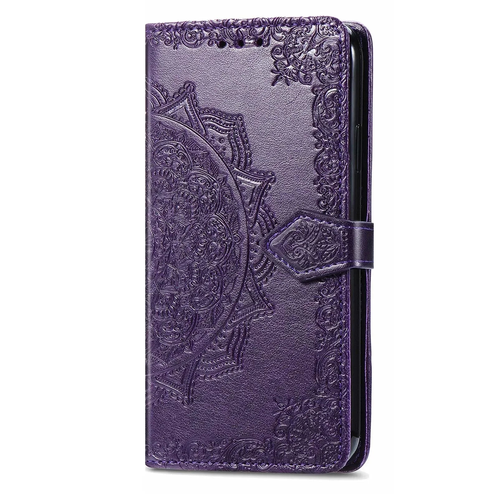 Mandala Flip Case For iPhone 16 Pro Max 15 Pro 14 Plus 13 12 Leather Wallet Back Cover