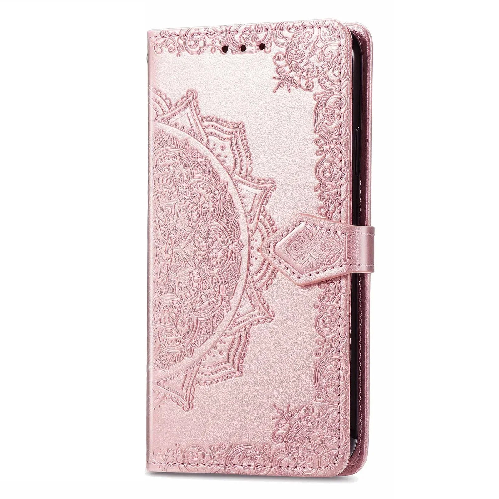 Mandala Flip Case For iPhone 16 Pro Max 15 Pro 14 Plus 13 12 Leather Wallet Back Cover